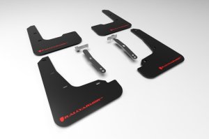 Hyundai Elantra Mud Flaps - Front + Rear - Rally Armor - UR Red Logo - Black - `21-`23 Hyundai Elantra Mud Flaps - Front + Rear - Rally Armor - UR Red Logo - Black - `21-`23